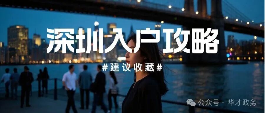 2026深圳入户超全攻略！门槛放宽+流程简化，建议收藏